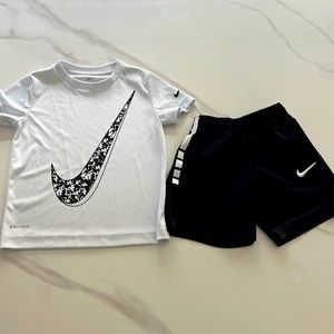 Kids Nike T-shirt and Shorts Set